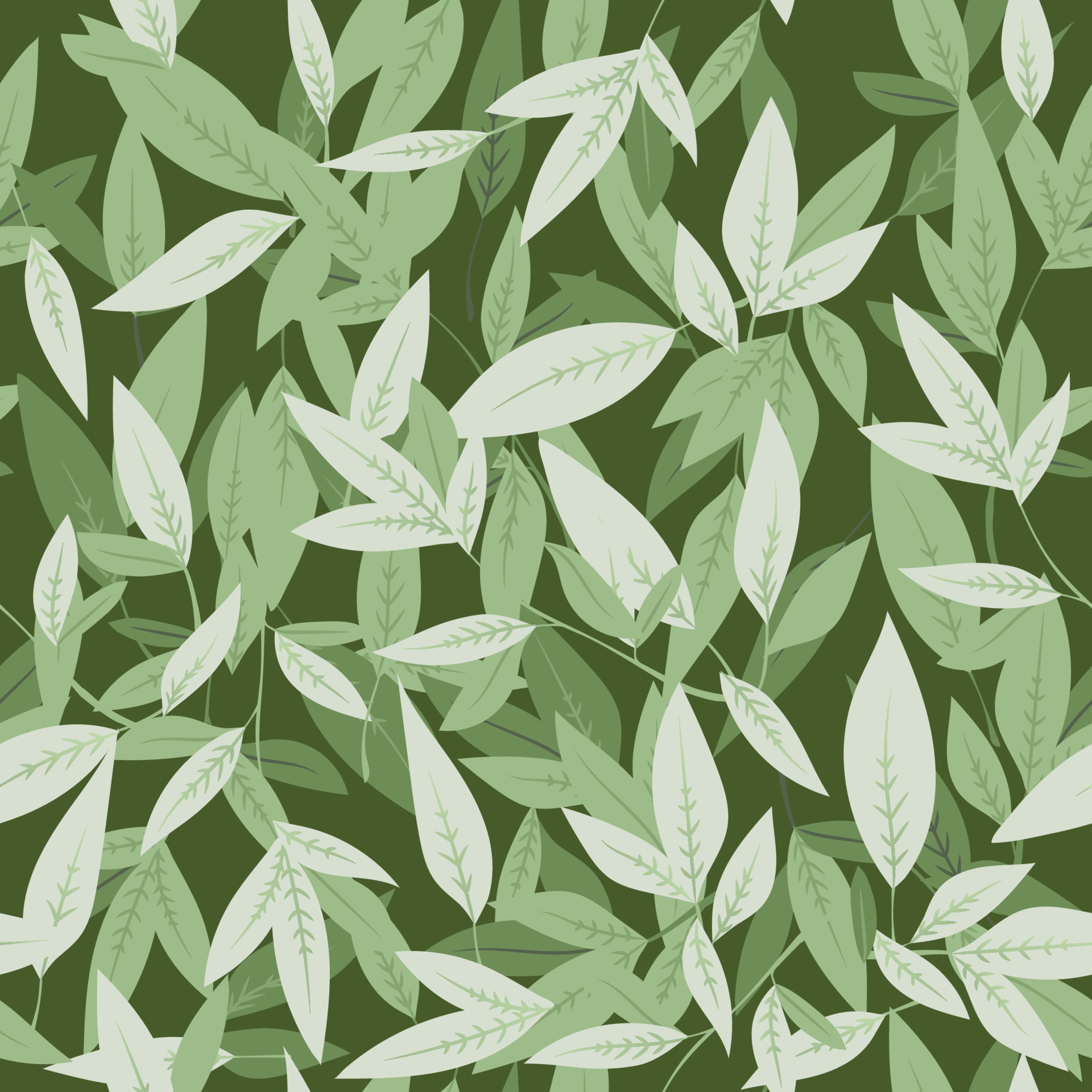 vector graphic of leaves